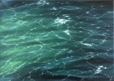 Original Abstract Seascape Paintings by Alesia Yeremeyeva