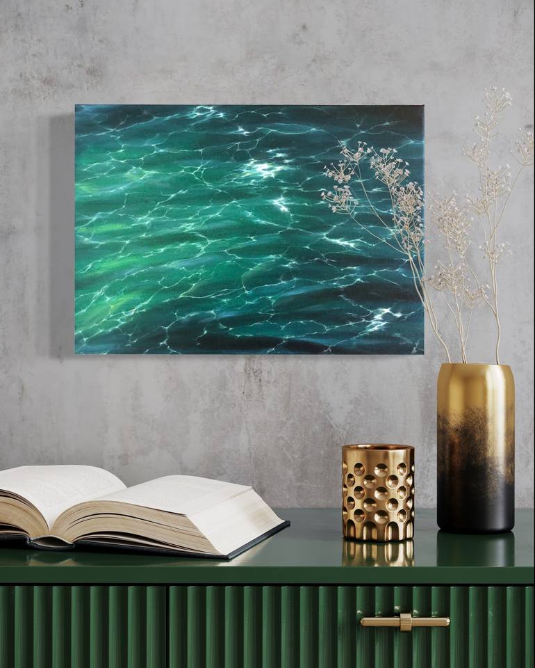 Original Seascape Painting by Alesia Yeremeyeva