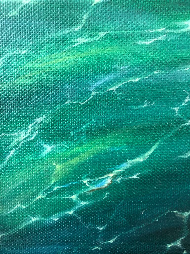 Original Abstract Seascape Painting by Alesia Yeremeyeva
