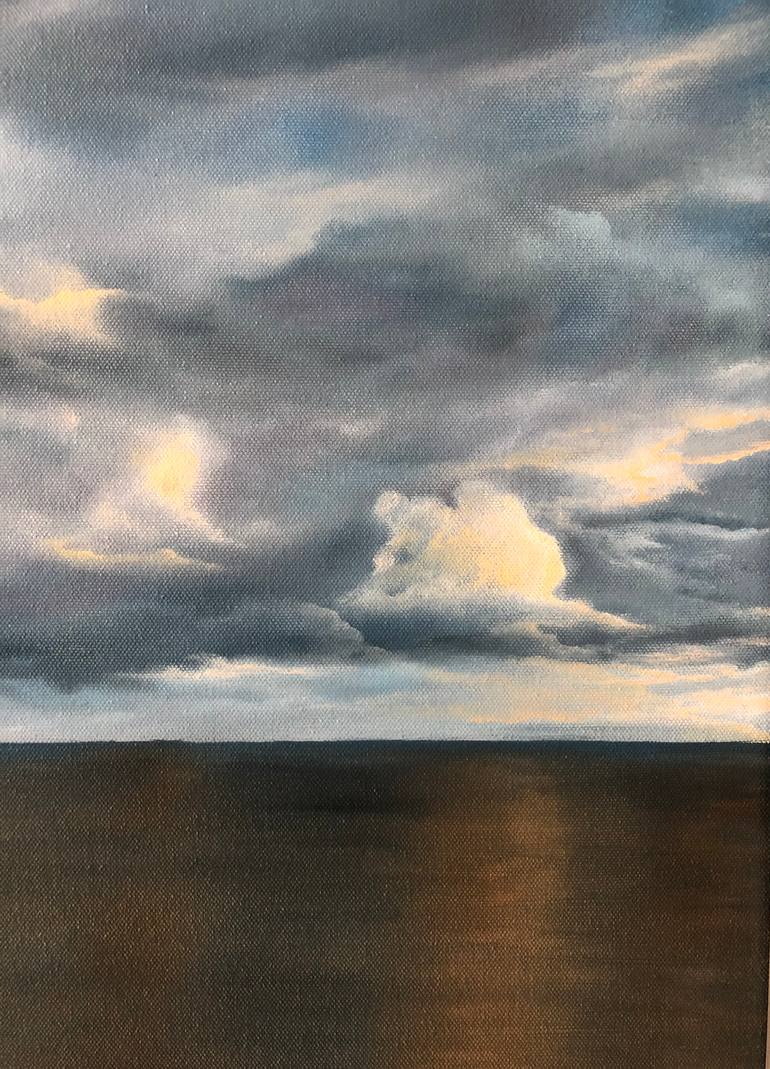 Original Impressionism Seascape Painting by Alesia Yeremeyeva