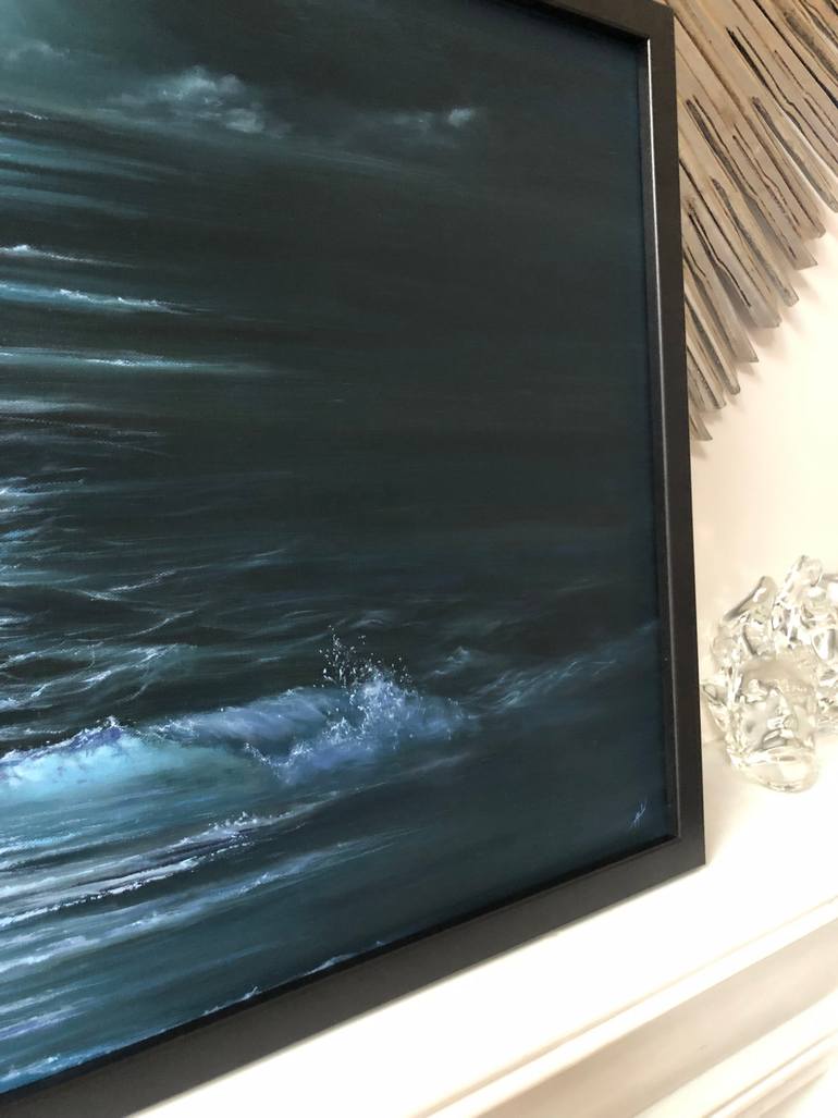 Original Expressionism Seascape Painting by Alesia Yeremeyeva