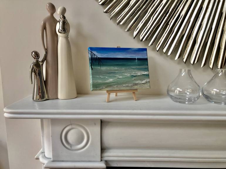 Original Fine Art Seascape Painting by Alesia Yeremeyeva