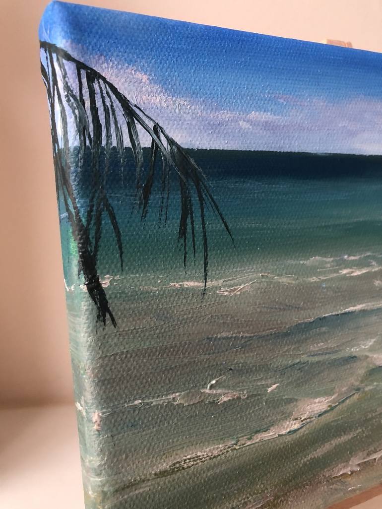 Original Fine Art Seascape Painting by Alesia Yeremeyeva