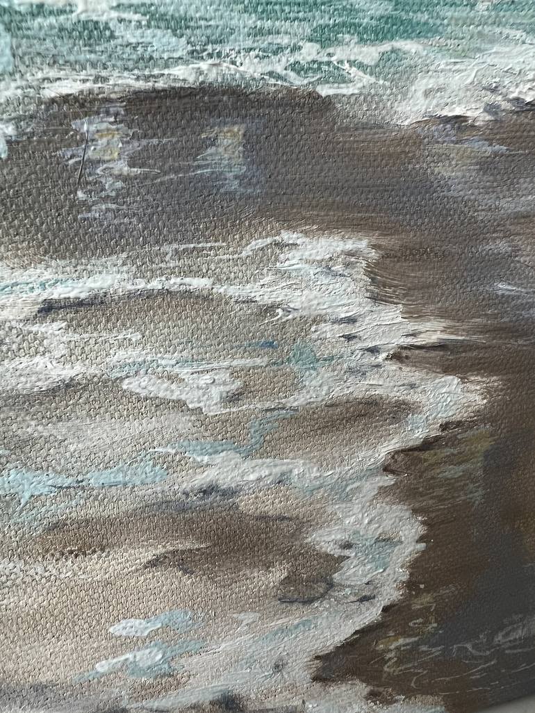 Original Impressionism Seascape Painting by Alesia Yeremeyeva