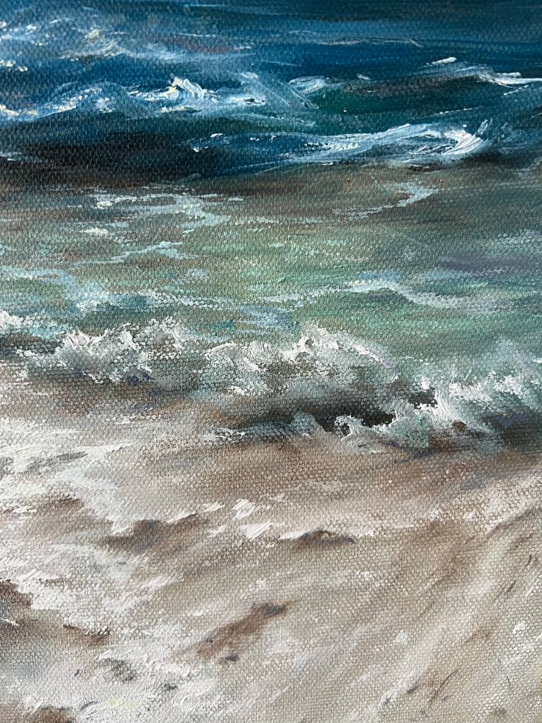 Original Expressionism Seascape Painting by Alesia Yeremeyeva