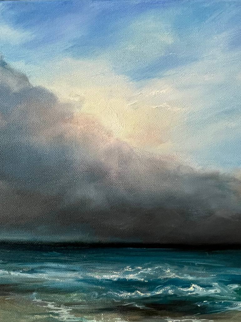 Original Expressionism Seascape Painting by Alesia Yeremeyeva