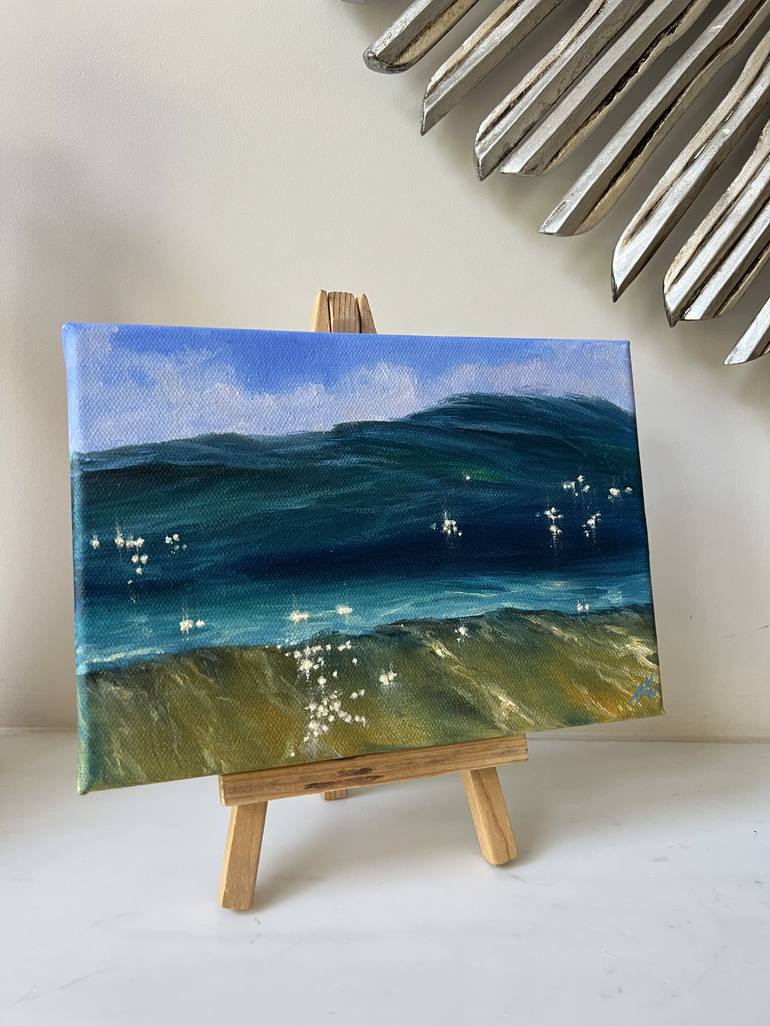 Original Realism Seascape Painting by Alesia Yeremeyeva