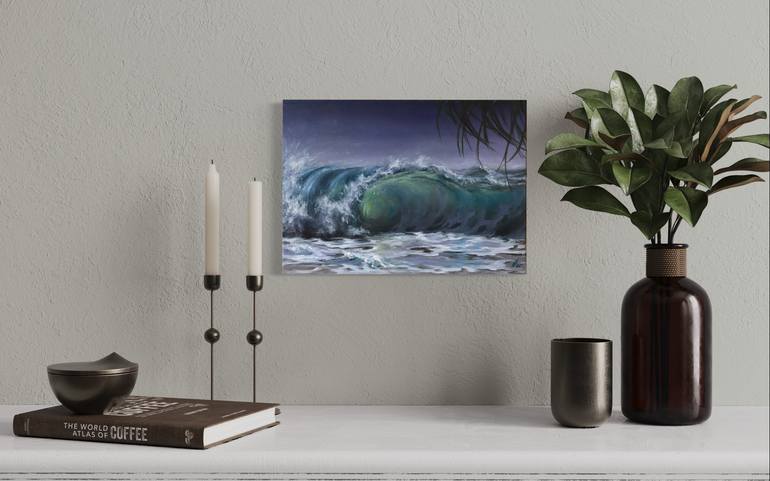 Original Impressionism Seascape Painting by Alesia Yeremeyeva