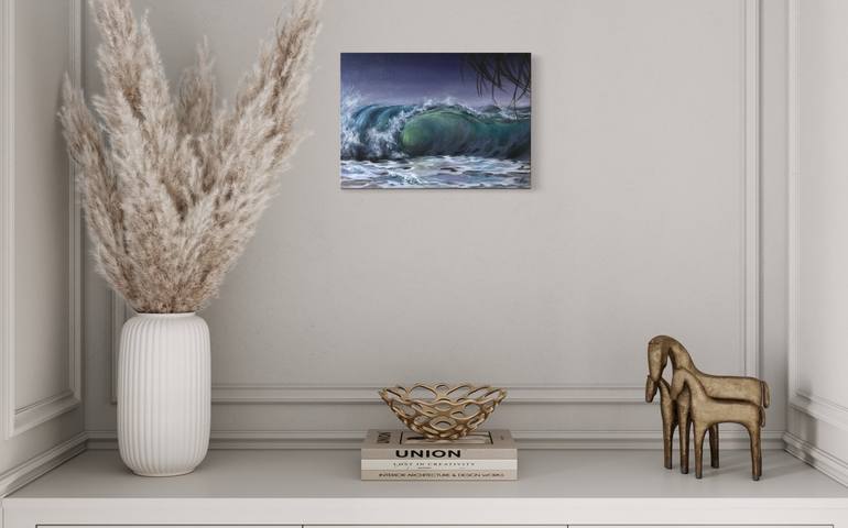 Original Impressionism Seascape Painting by Alesia Yeremeyeva