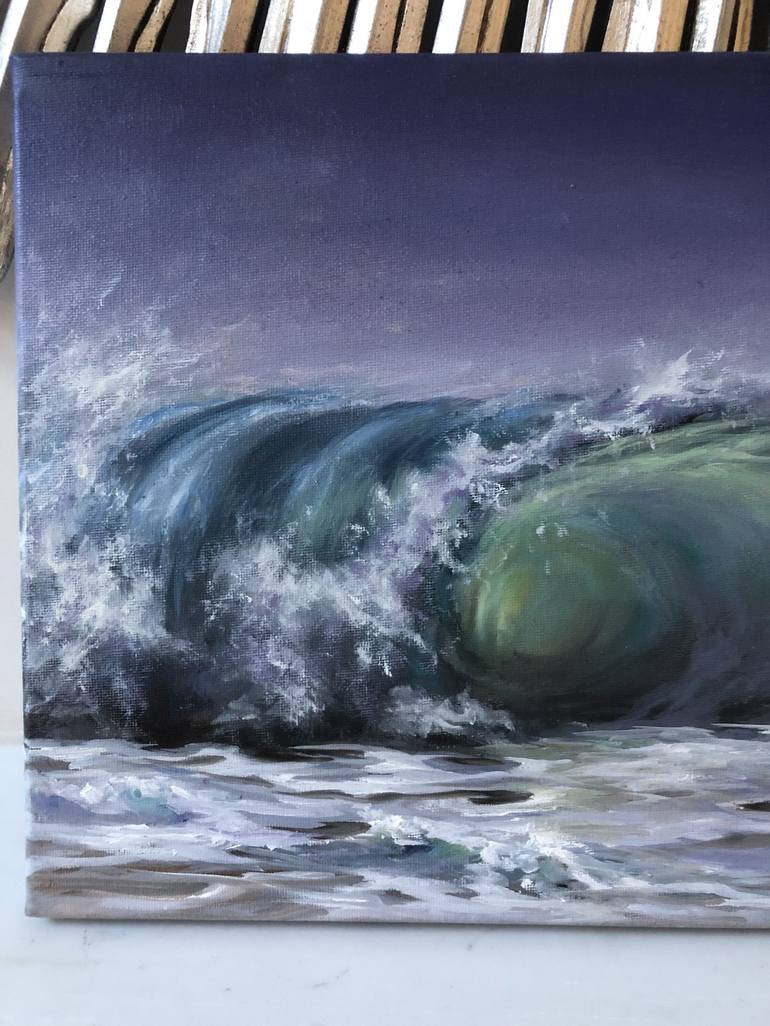 Original Impressionism Seascape Painting by Alesia Yeremeyeva
