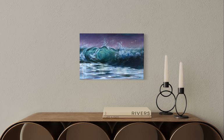 Original Seascape Painting by Alesia Yeremeyeva