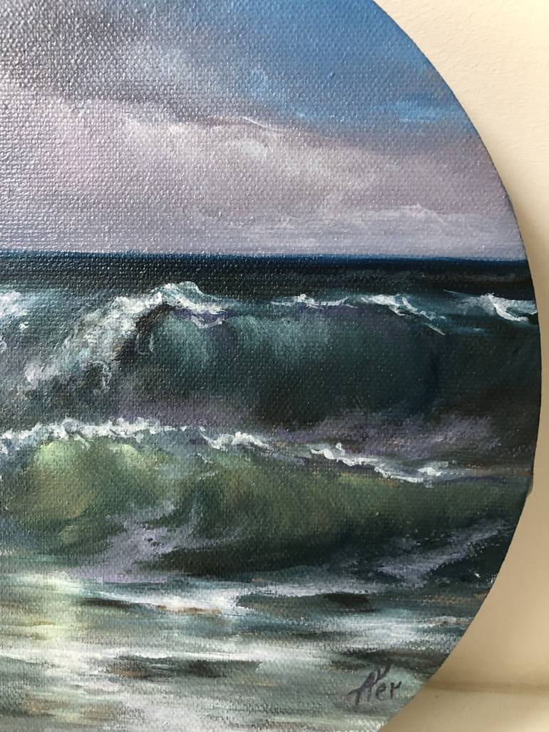 Original Seascape Painting by Alesia Yeremeyeva