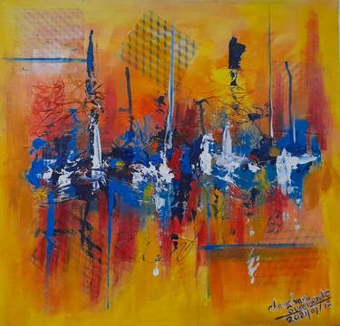 Print of Abstract Paintings by chandrani sudumenike