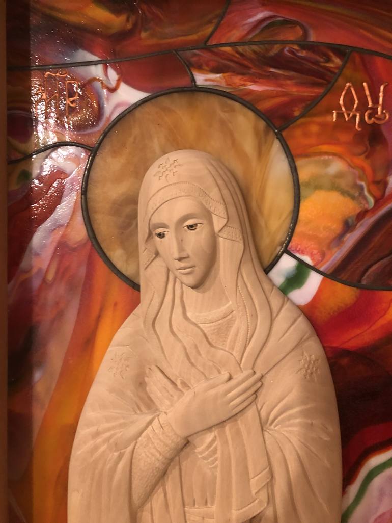 SERAFIMO-DIVEEVSKAYA ICON OF GOD'S MOTHER "EMPASSION" - Print