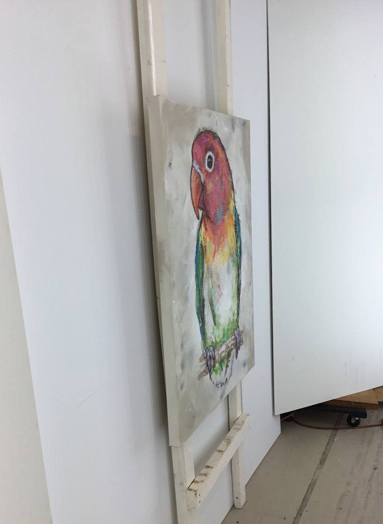 Original Abstract Animal Painting by Carol Korpi Mckinley