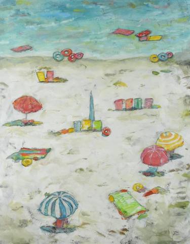 Umbrellas On The Beach 3: A Large Fun Colorful Seaside – Ocean thumb