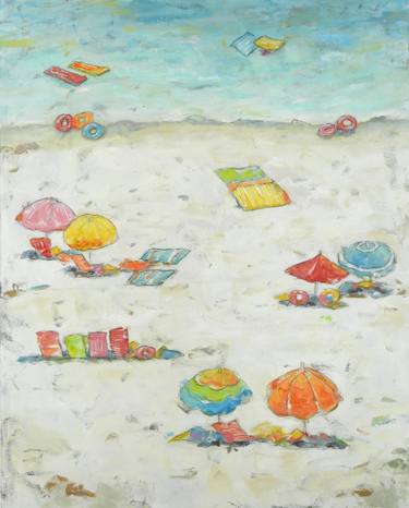 Umbrellas On The Beach 2: A Large Fun Colorful Seaside – Ocean thumb
