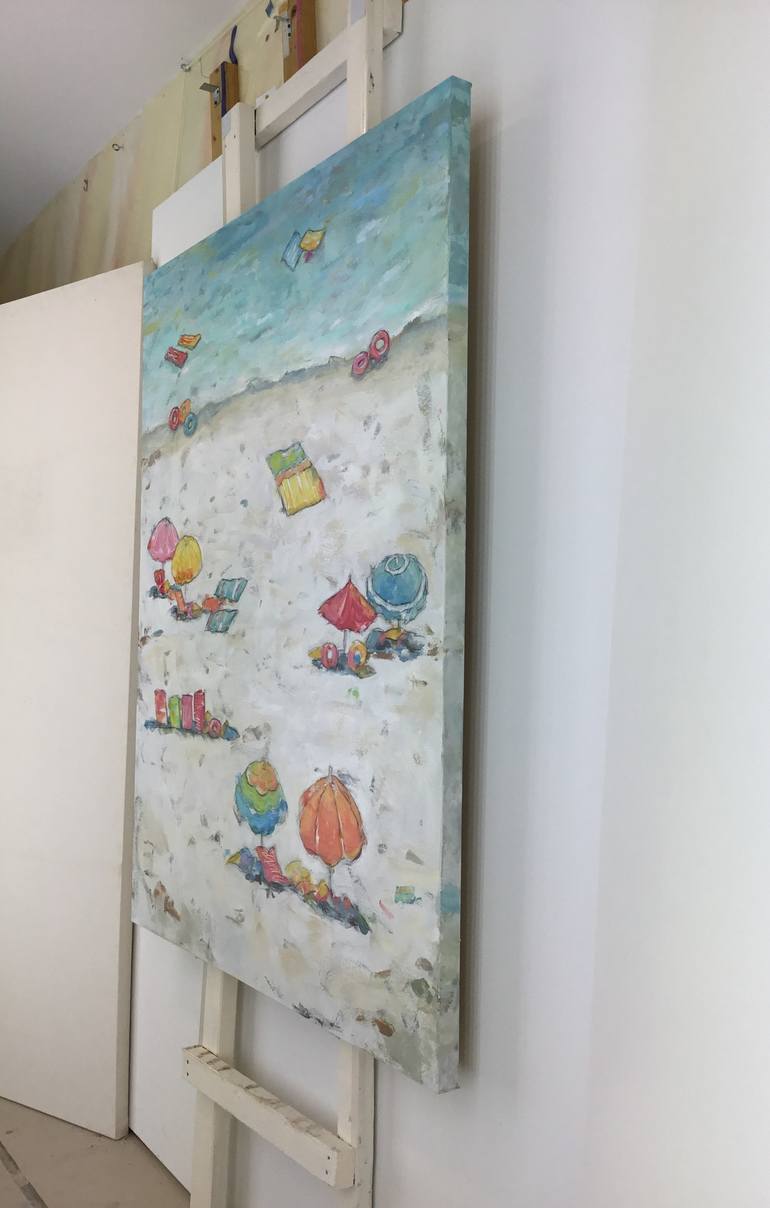 Original Fine Art Beach Painting by Carol Korpi McKinley