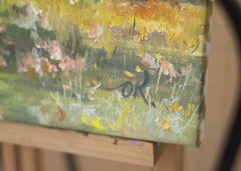 Original Abstract Landscape Painting by Oleg Kamaev