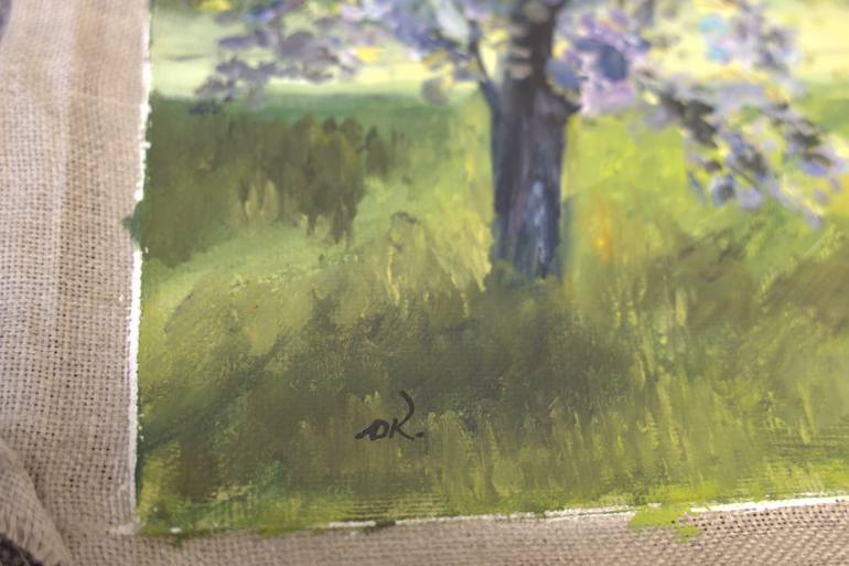 Original Impressionism Landscape Painting by Oleg Kamaev