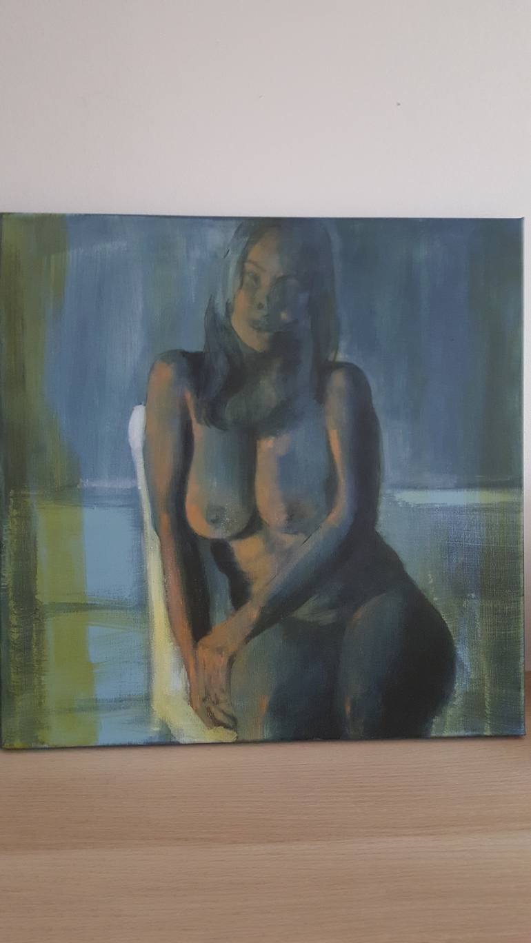 Original Figurative Nude Painting by Grigoras Octavian