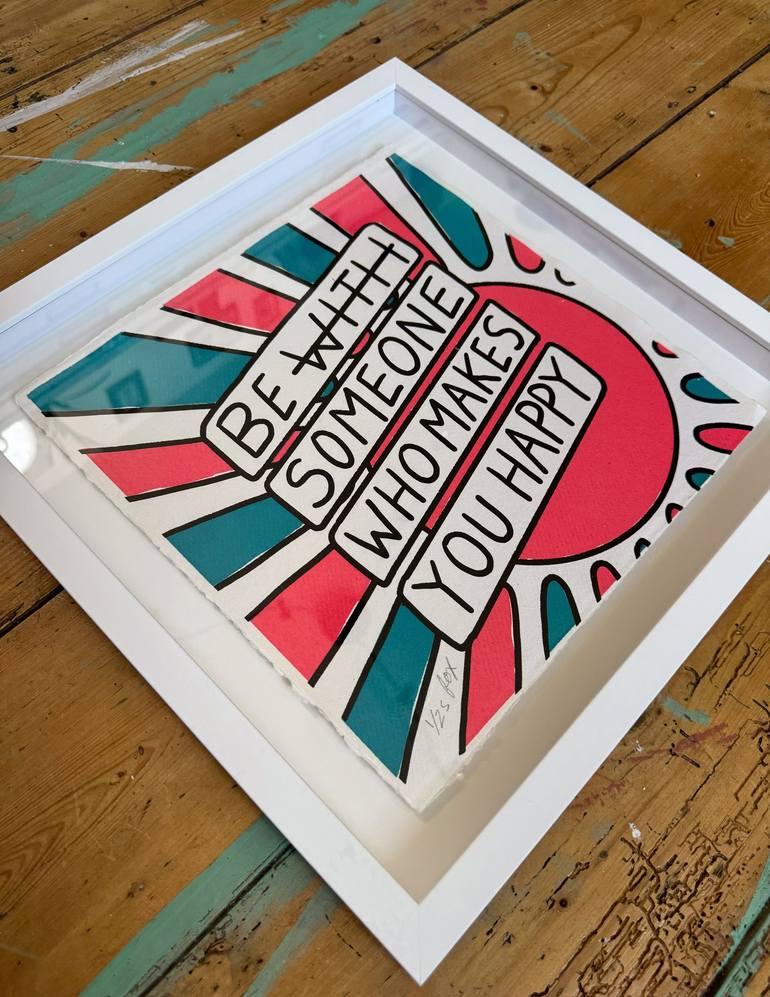 Original Contemporary Typography Printmaking by Fox Fisher