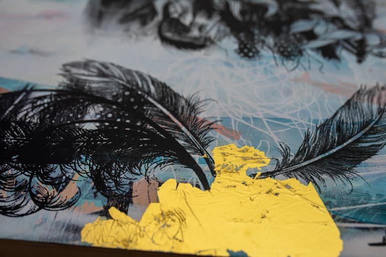 Original Illustration People Printmaking by Fox Fisher