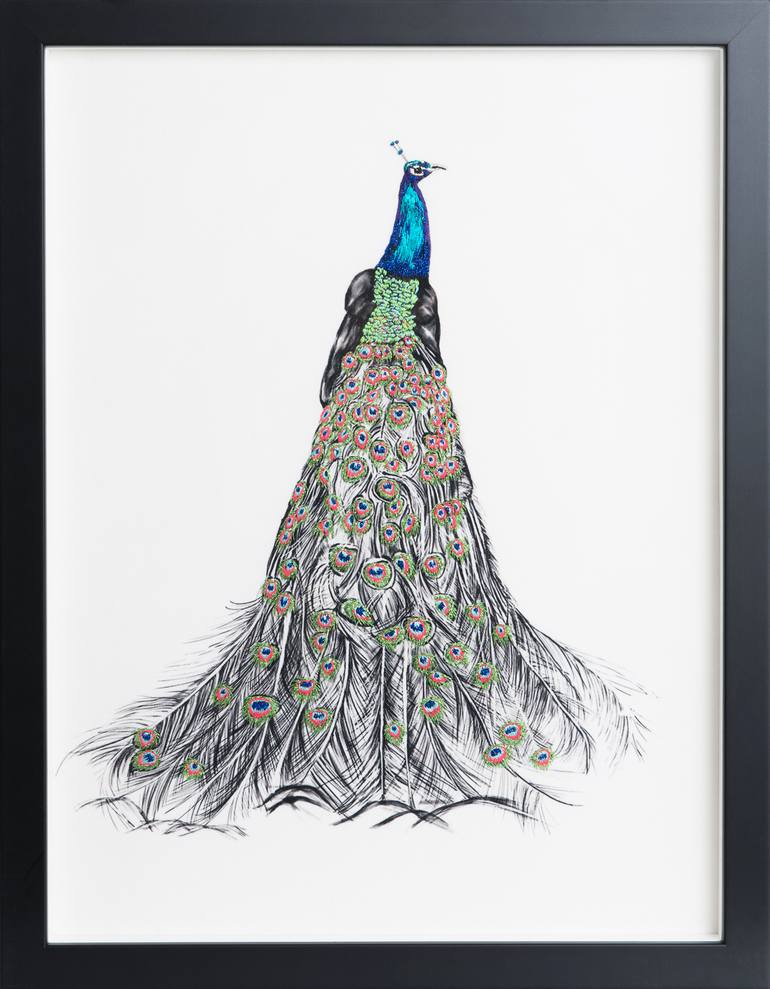 Original Figurative Wildlife Mixed Media by Susannah Weiland