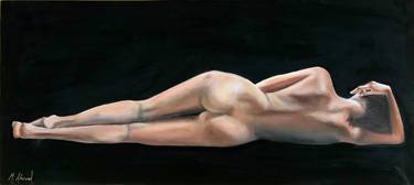 Print of Figurative Nude Paintings by Marjorie Atwood
