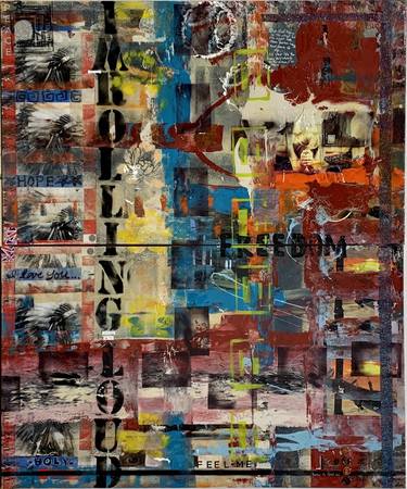 Original Abstract Expressionism Abstract Paintings by Lisa Paskel Rees