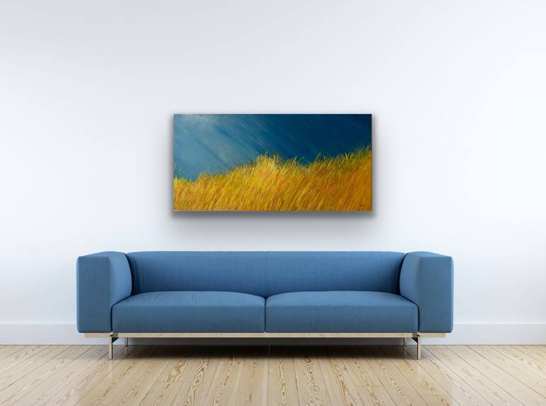 Original Realism Abstract Painting by Zsuzsa Londe