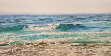 Original Photorealism Beach Paintings by Sofokli Telo