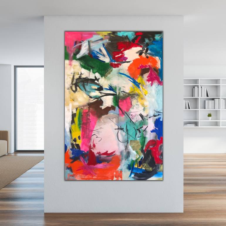 Original Abstract Expressionism Abstract Painting by Kylie Sams