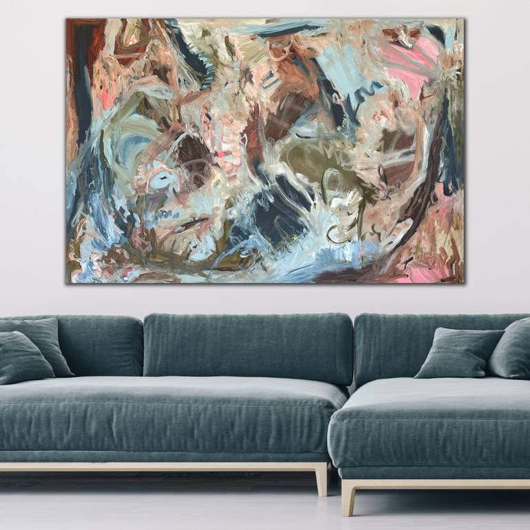 Original Abstract Expressionism Abstract Painting by Kylie Sams