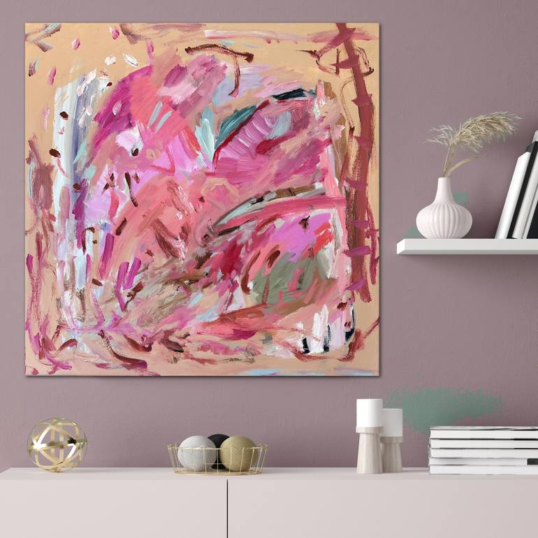 Original Abstract Expressionism Abstract Painting by Kylie Sams