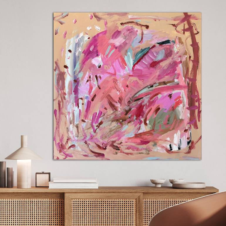 Original Abstract Expressionism Abstract Painting by Kylie Sams