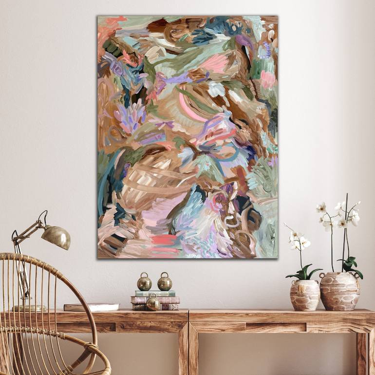 Original Abstract Expressionism Abstract Painting by Kylie Sams