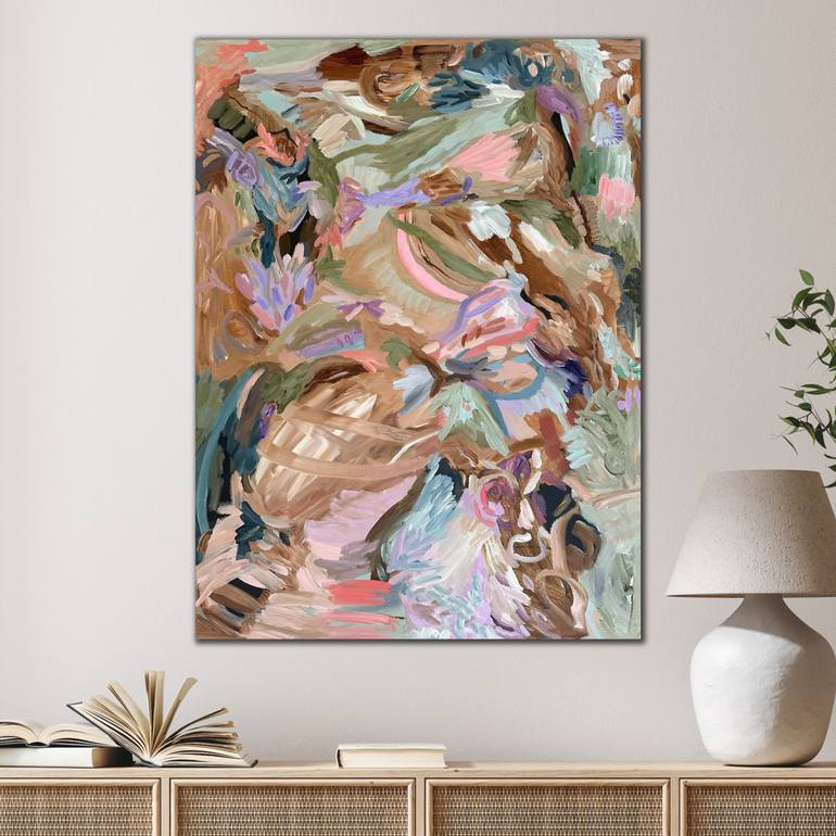 Original Abstract Expressionism Abstract Painting by Kylie Sams