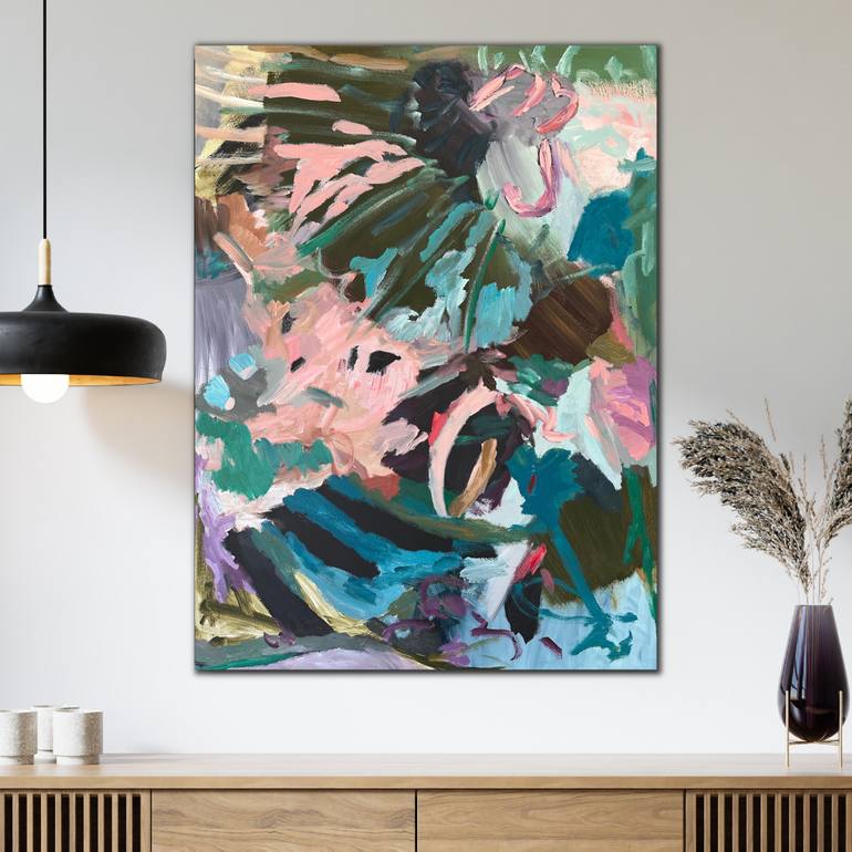 Original Abstract Expressionism Abstract Painting by Kylie Sams