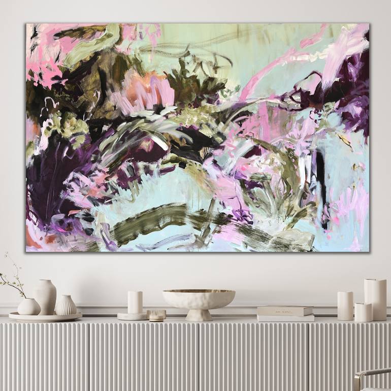 Original Abstract Expressionism Abstract Painting by Kylie Sams