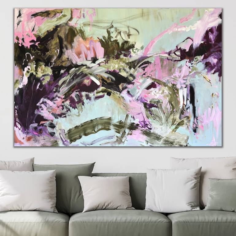 Original Abstract Expressionism Abstract Painting by Kylie Sams