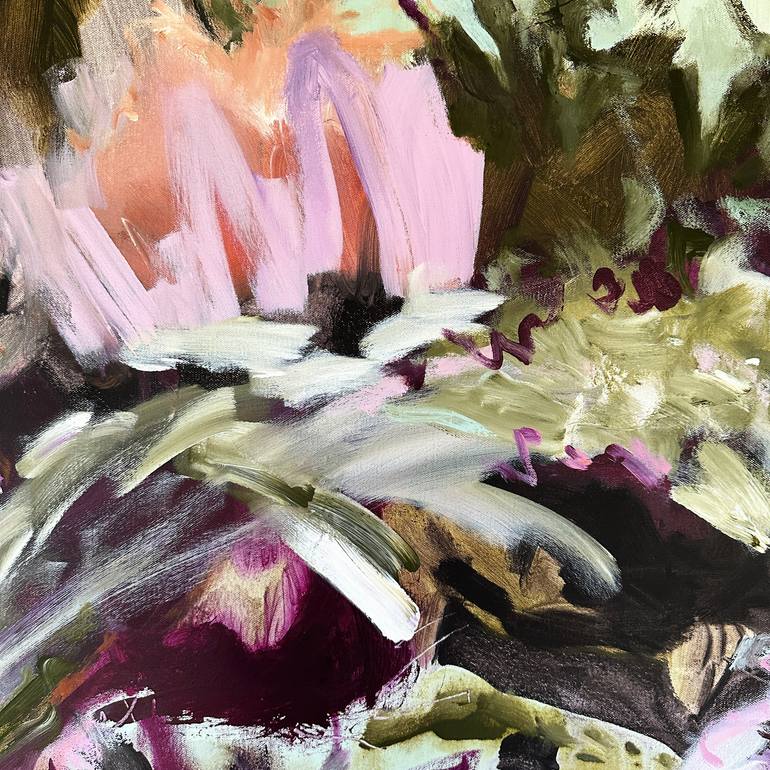 Original Abstract Expressionism Abstract Painting by Kylie Sams