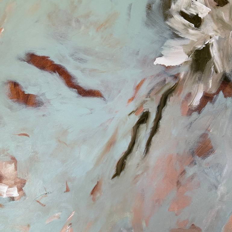 Original Abstract Floral Painting by Kylie Sams