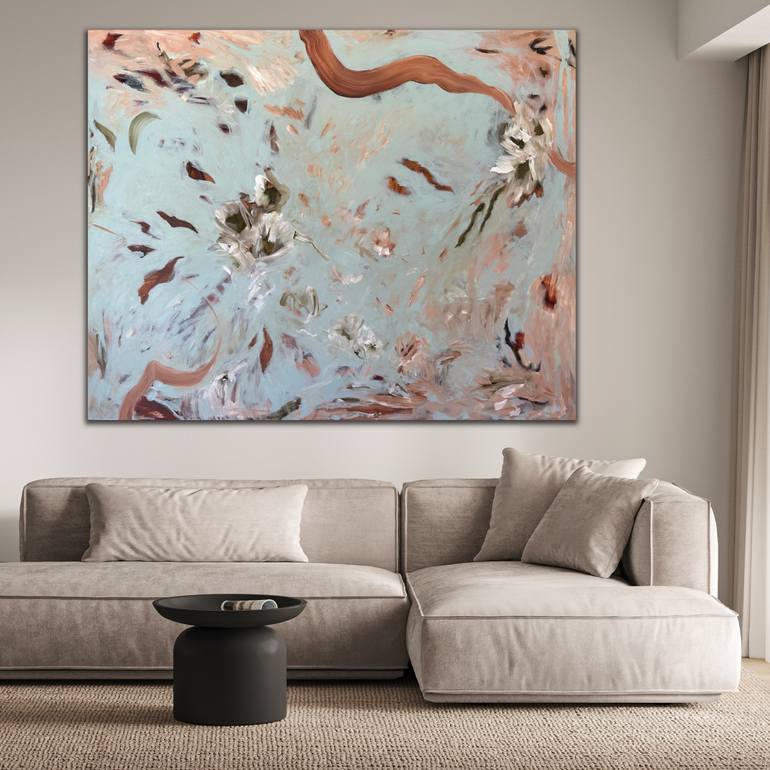 Original Abstract Floral Painting by Kylie Sams