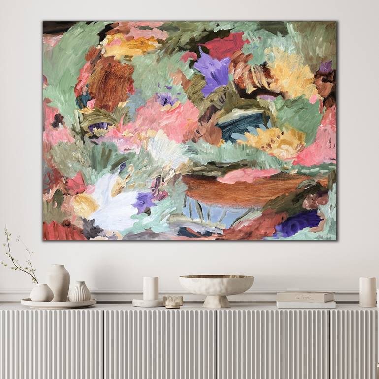 Original Abstract Landscape Painting by Kylie Sams