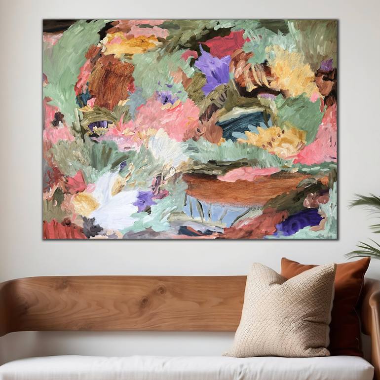 Original Abstract Landscape Painting by Kylie Sams