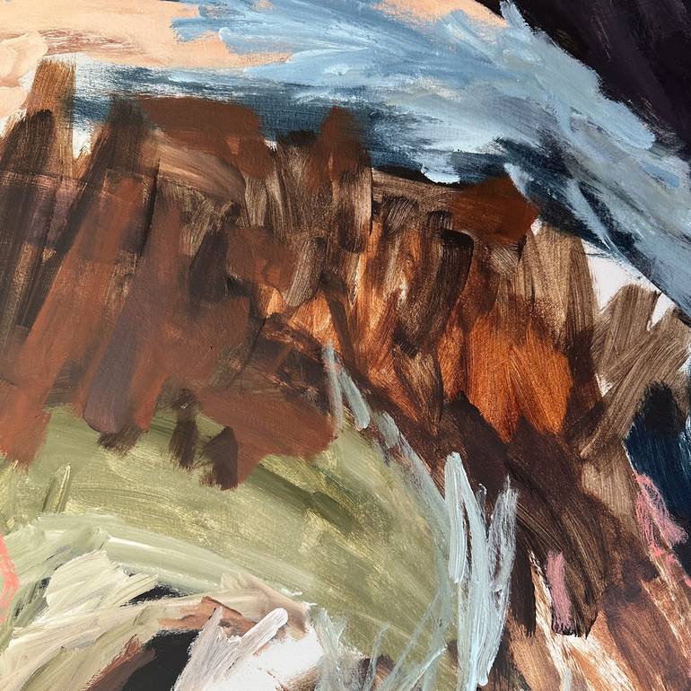 Original Abstract Expressionism Abstract Painting by Kylie Sams