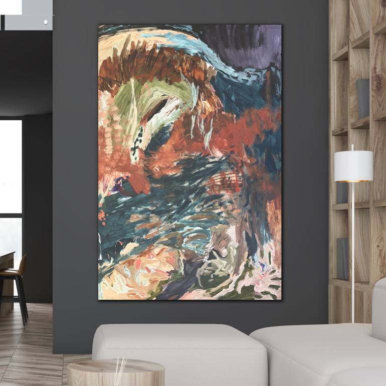 Original Abstract Expressionism Abstract Painting by Kylie Sams