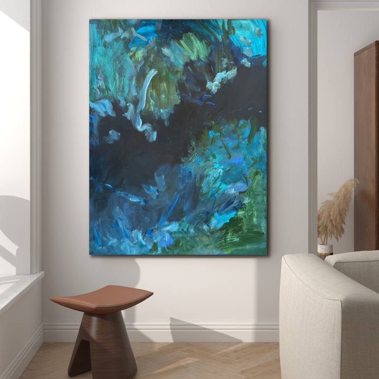 Original Abstract Expressionism Abstract Painting by Kylie Sams