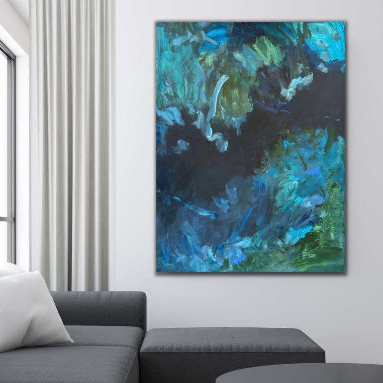 Original Abstract Expressionism Abstract Painting by Kylie Sams